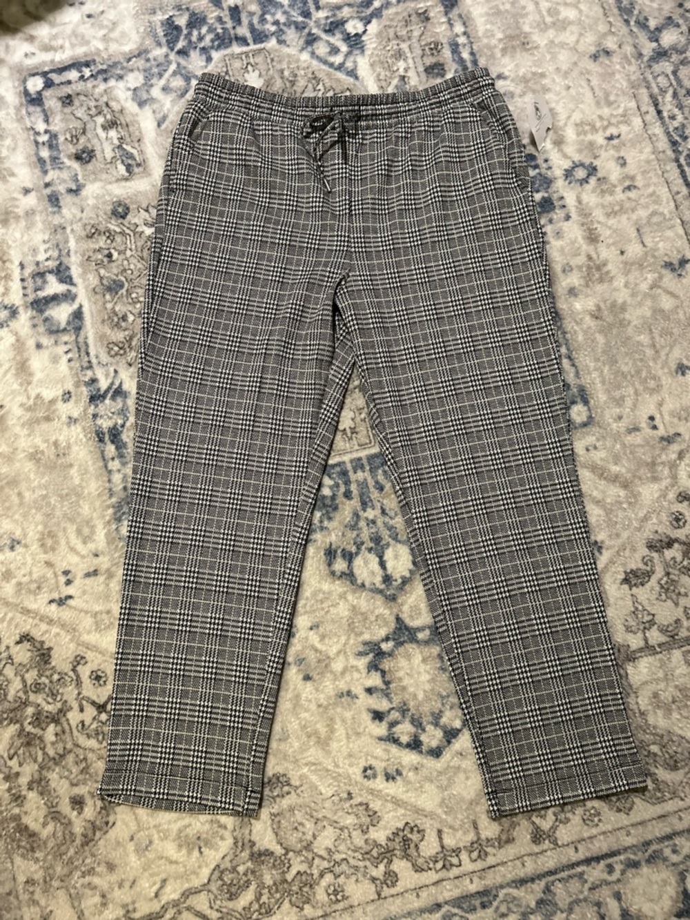 Time & Tru Ladies Plaid Casual Pants